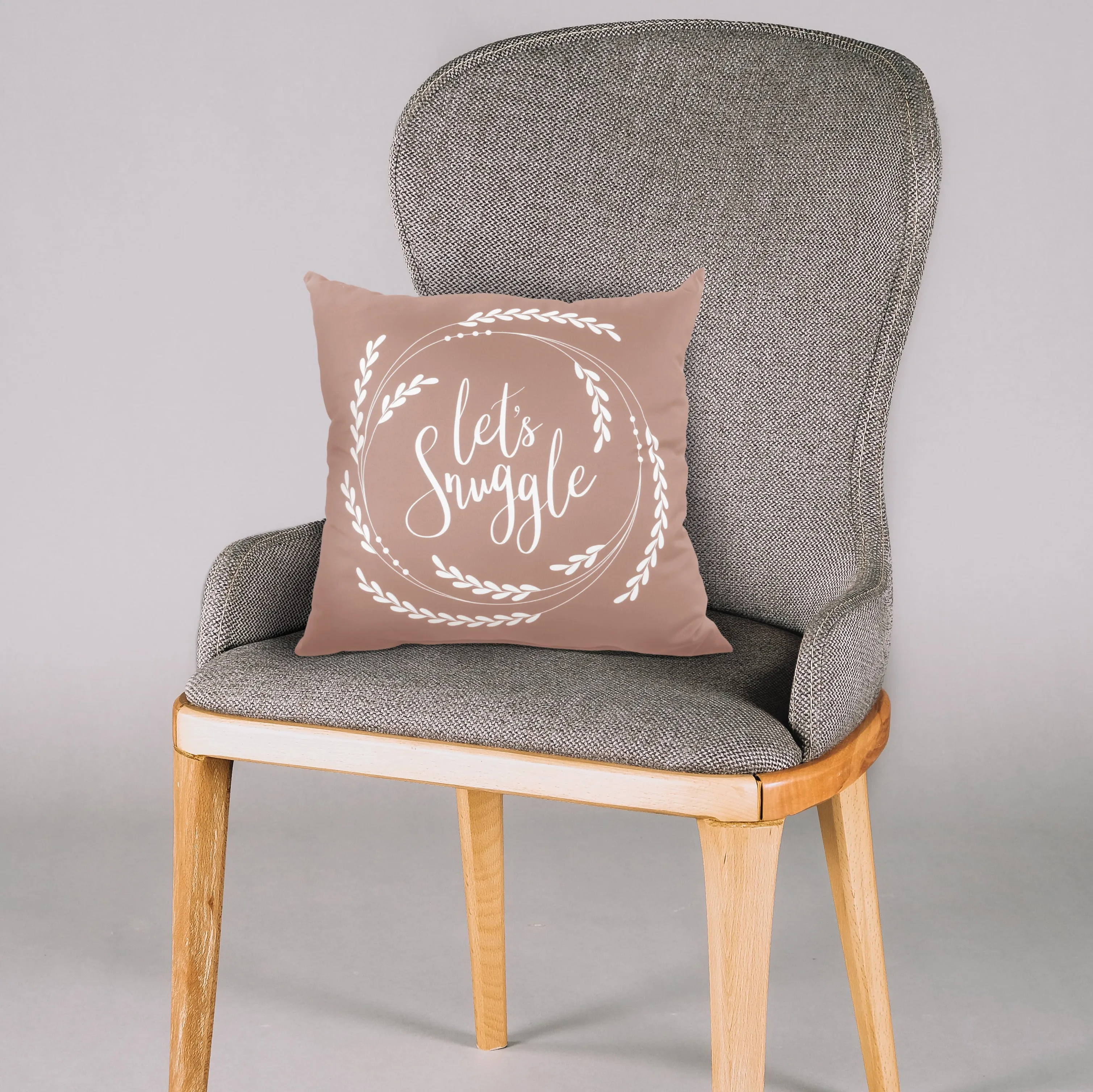 Let's Snuggle Pillow - More Colors Available