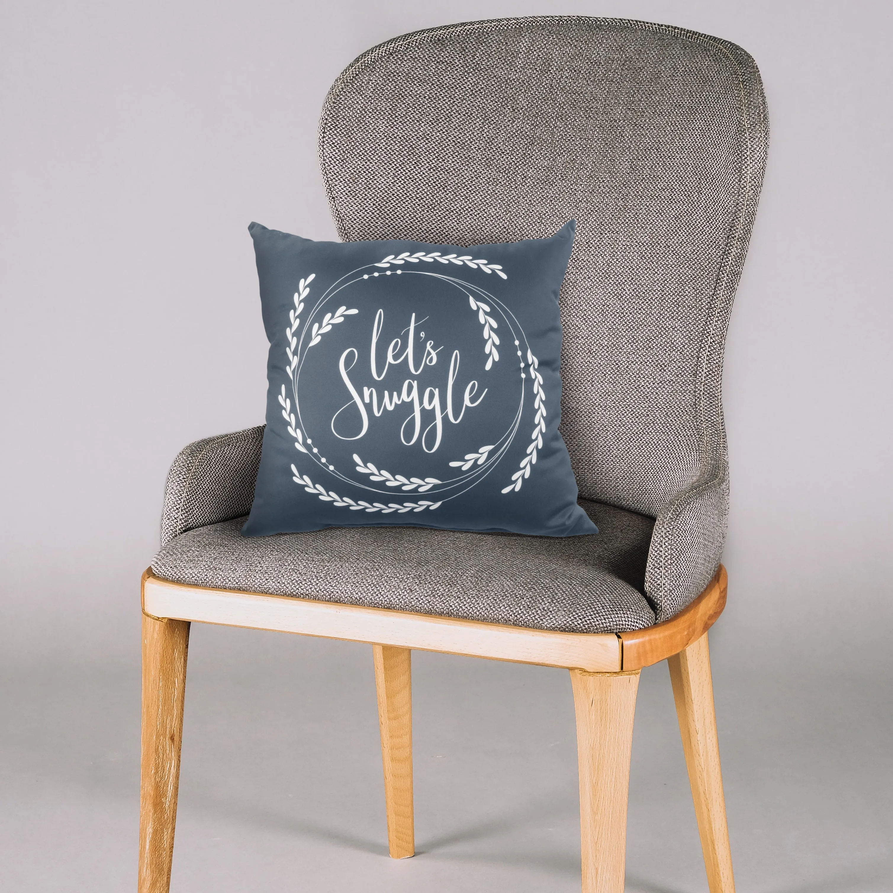 Let's Snuggle Pillow - More Colors Available