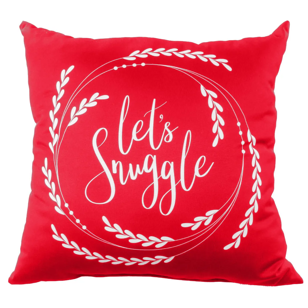 Let's Snuggle Pillow - More Colors Available