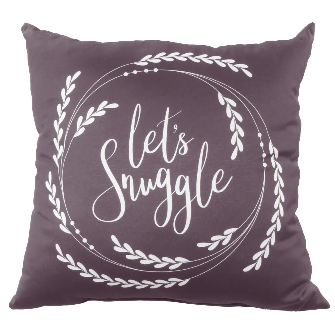 Let's Snuggle Pillow - More Colors Available