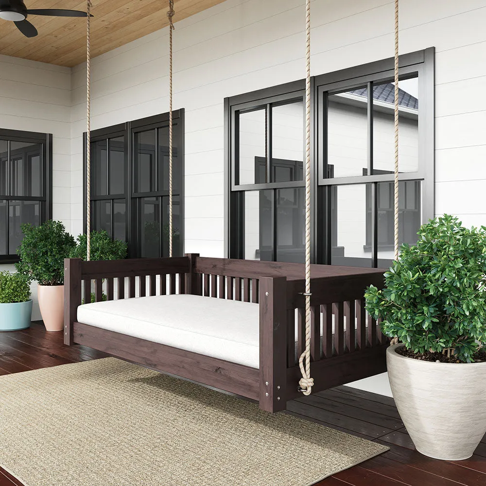 Lone Star Swing Co. The Dallas Red Cedar Daybed Swing