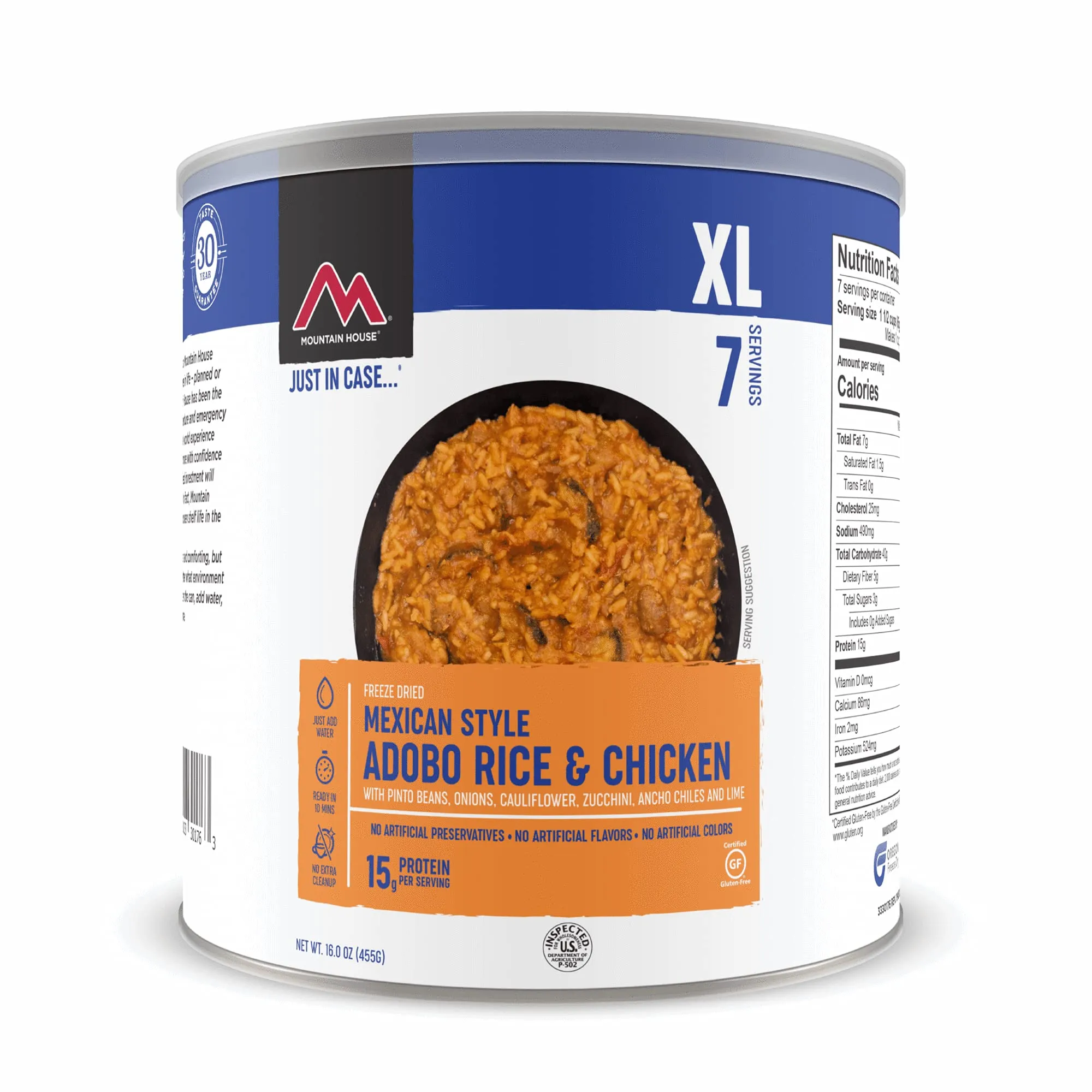 Mountain House - Mexican Rice with Chicken #10 Can - 6 Pack