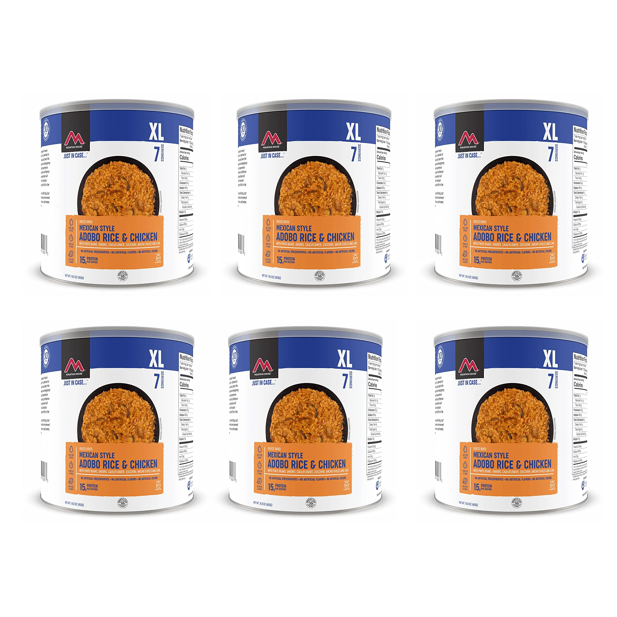 Mountain House - Mexican Rice with Chicken #10 Can - 6 Pack