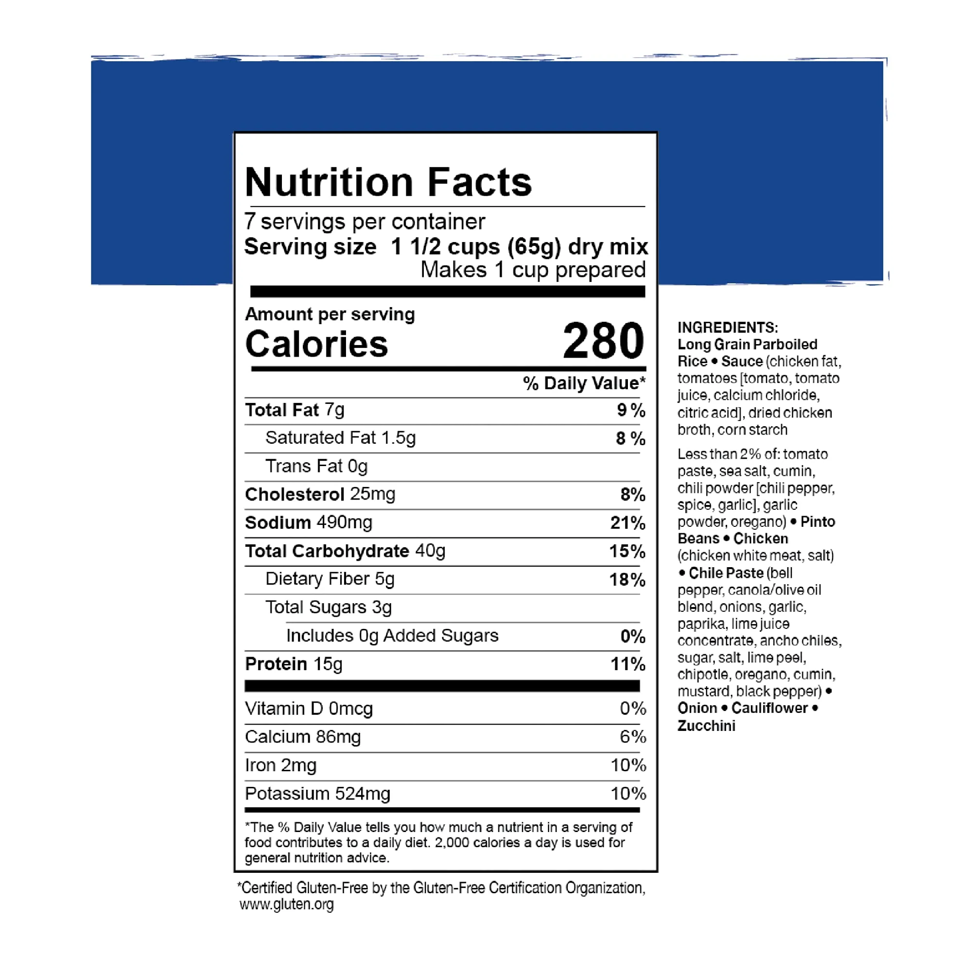 Mountain House - Mexican Rice with Chicken #10 Can - 6 Pack
