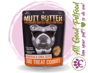 Mutt Butter Dog Treat Cookies Pumpkin & Chia - 250g