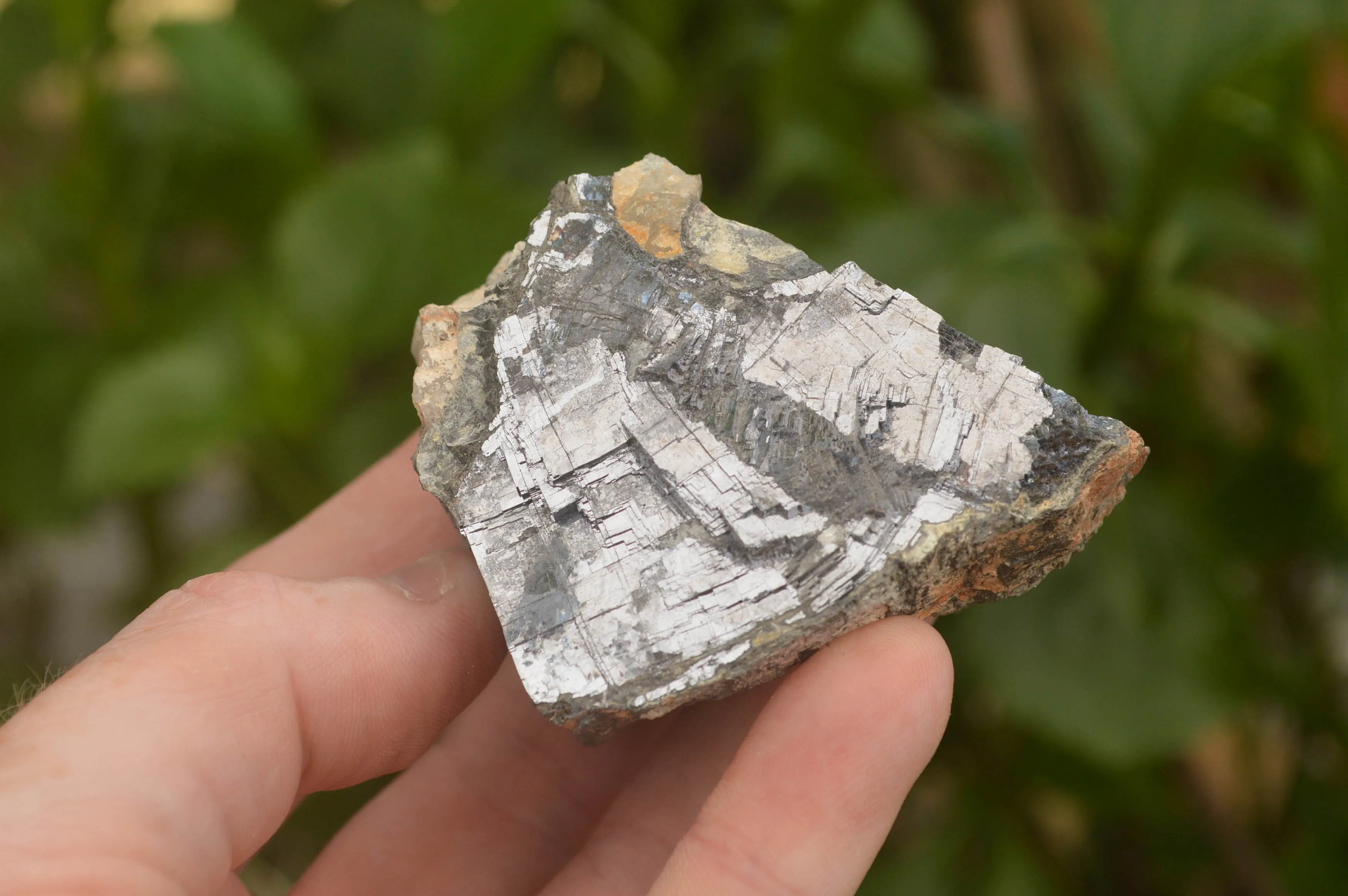 Natural Silver Lead Galena Specimens (Some With Copper) x 6 From Namibia