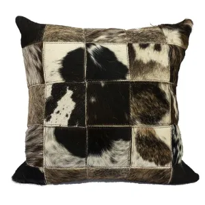 Nguni Cowhide Dark Pillow