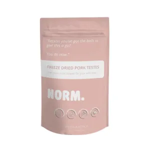 NORM. Pork Testes Freeze Dried Meal Topper for Dogs and Cats
