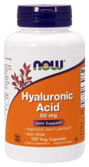 Now Hyaluronic Acid 50mg   Msm