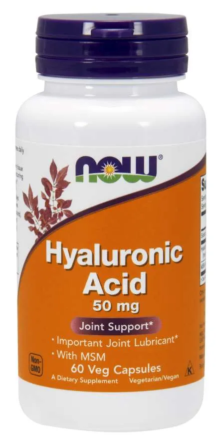 Now Hyaluronic Acid 50mg   Msm