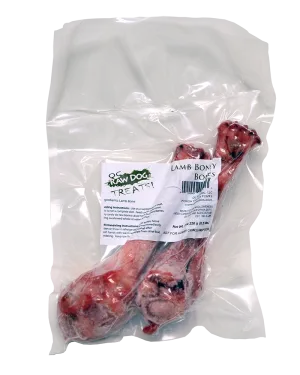 OC Raw Frozen Lamb Boney Bones .5lb
