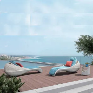 Outdoor Furniture Wicker Sun Lounger - Culminate