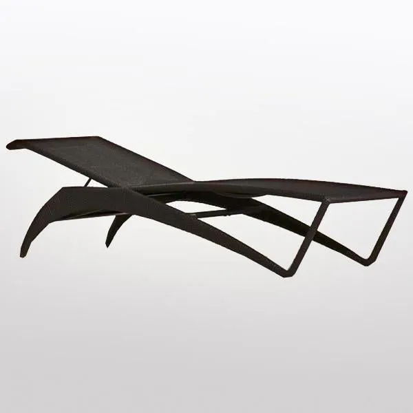 Outdoor Furniture Wicker Sun Lounger - Lay Down