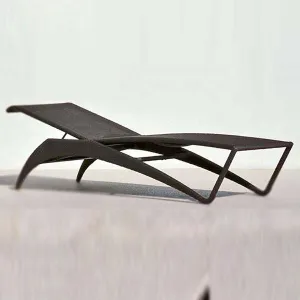 Outdoor Furniture Wicker Sun Lounger - Lay Down