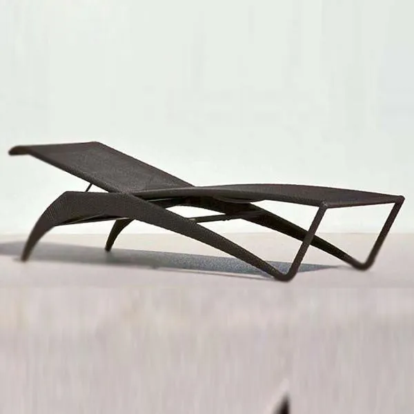 Outdoor Furniture Wicker Sun Lounger - Lay Down