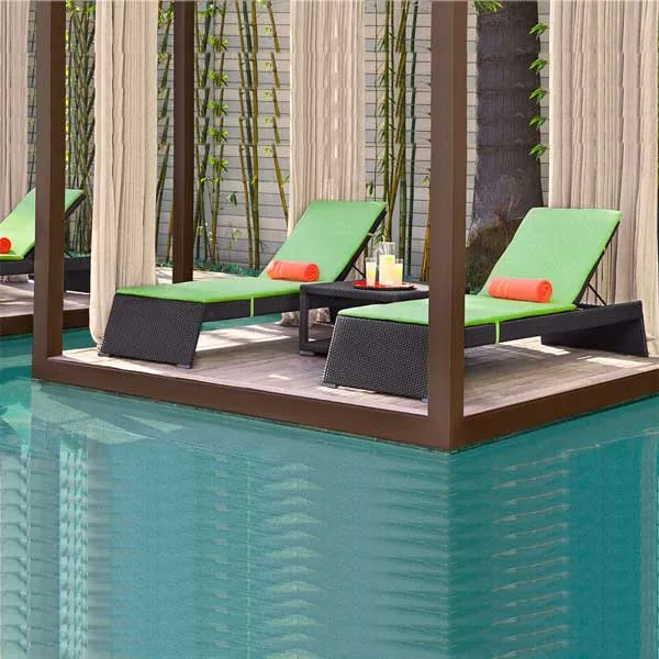 Outdoor Furniture Wicker Sun Lounger - Picker
