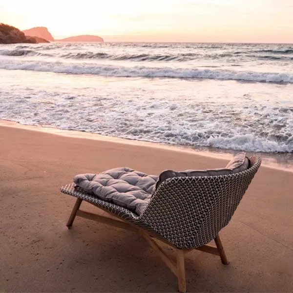 Outdoor Wicker Sun Lounger - Tickle