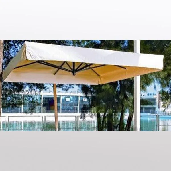 Outdoor Wicker Sun Lounger - Umbrella