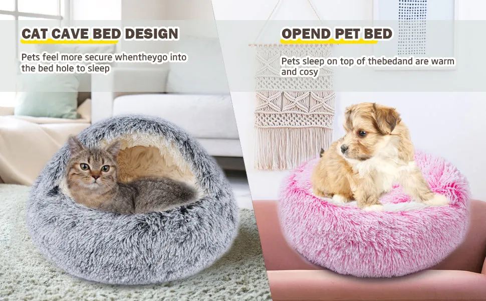 Plush Pet Bed & Sleeping Bag – The Ultimate Cozy Retreat for Your Fuzzy Buddy!