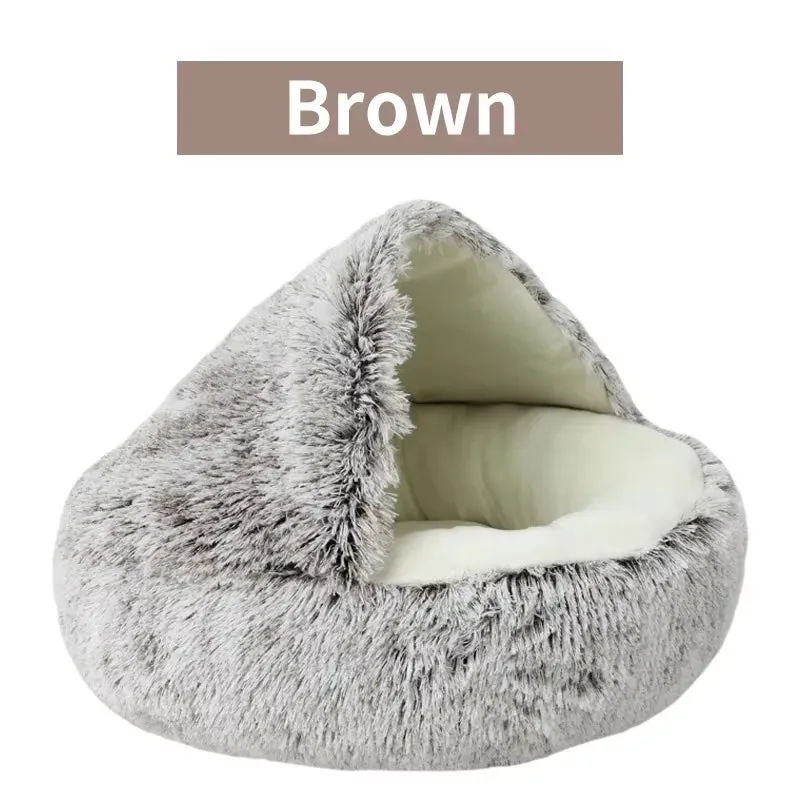 Plush Pet Bed & Sleeping Bag – The Ultimate Cozy Retreat for Your Fuzzy Buddy!