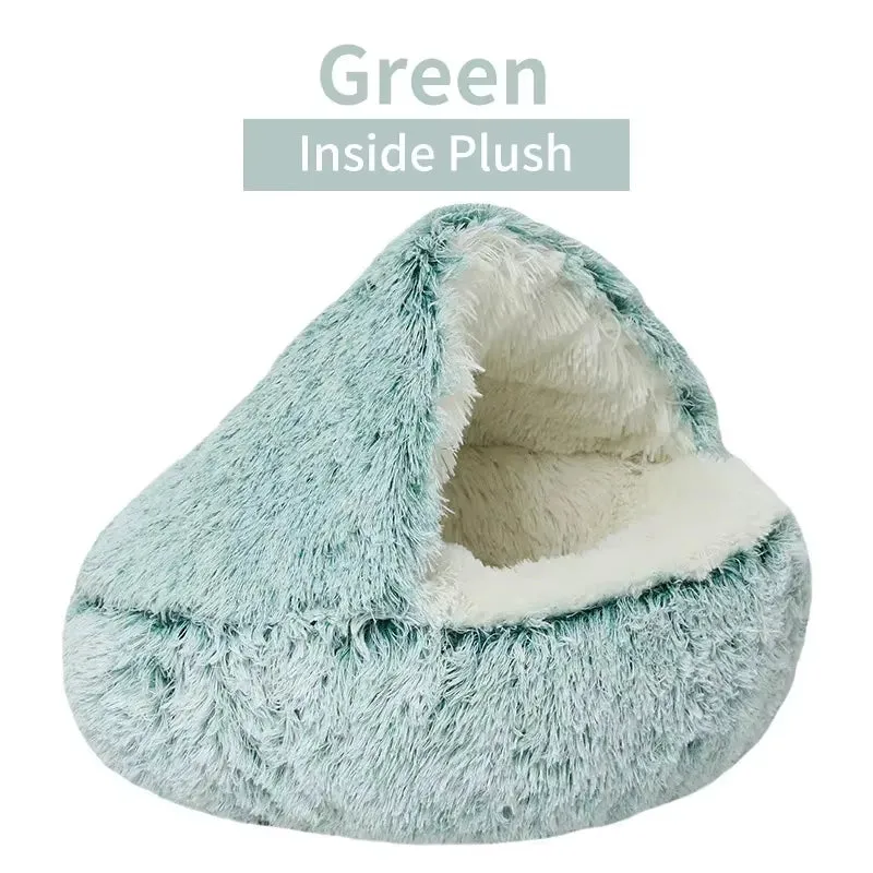 Plush Pet Bed & Sleeping Bag – The Ultimate Cozy Retreat for Your Fuzzy Buddy!