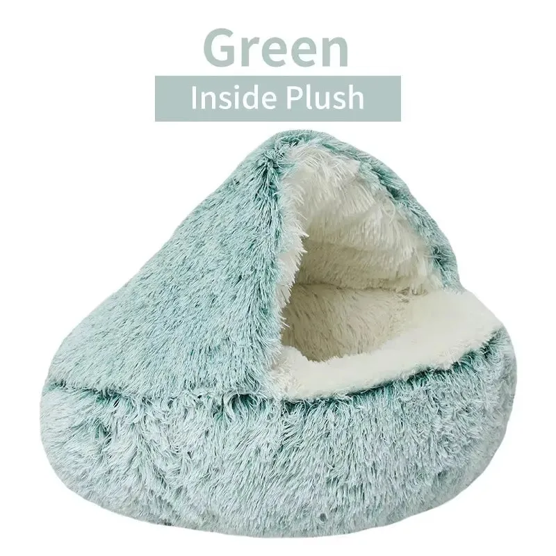 Plush Pet Bed & Sleeping Bag – The Ultimate Cozy Retreat for Your Fuzzy Buddy!