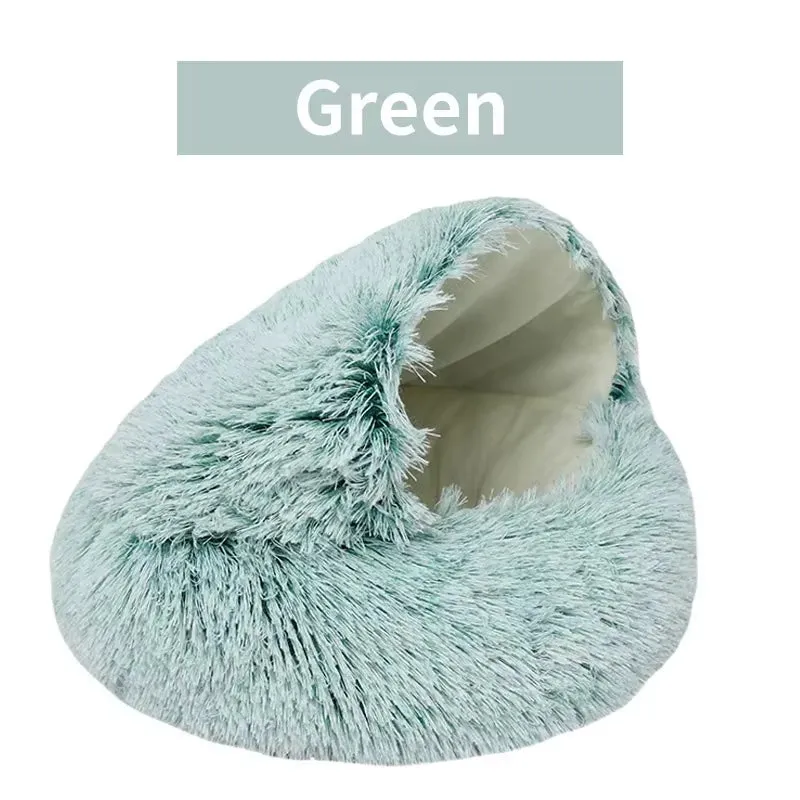Plush Pet Bed & Sleeping Bag – The Ultimate Cozy Retreat for Your Fuzzy Buddy!