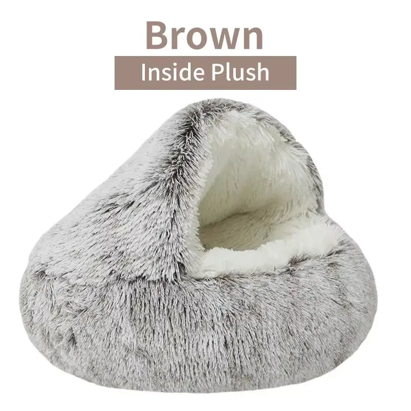 Plush Pet Bed & Sleeping Bag – The Ultimate Cozy Retreat for Your Fuzzy Buddy!