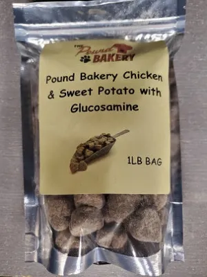 Pound Bakery Soft Chicken & Sweet Potato with Glucosamine 1LB BAG