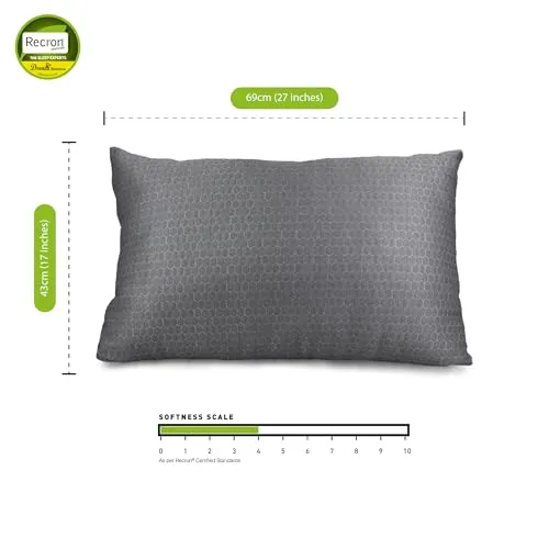 Recron Certified Dream Essence Pillow 43 x 69 cm (17x27 inches) Musk