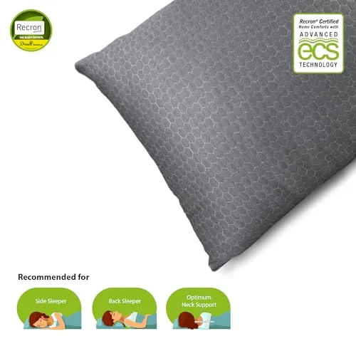 Recron Certified Dream Essence Pillow 43 x 69 cm (17x27 inches) Musk