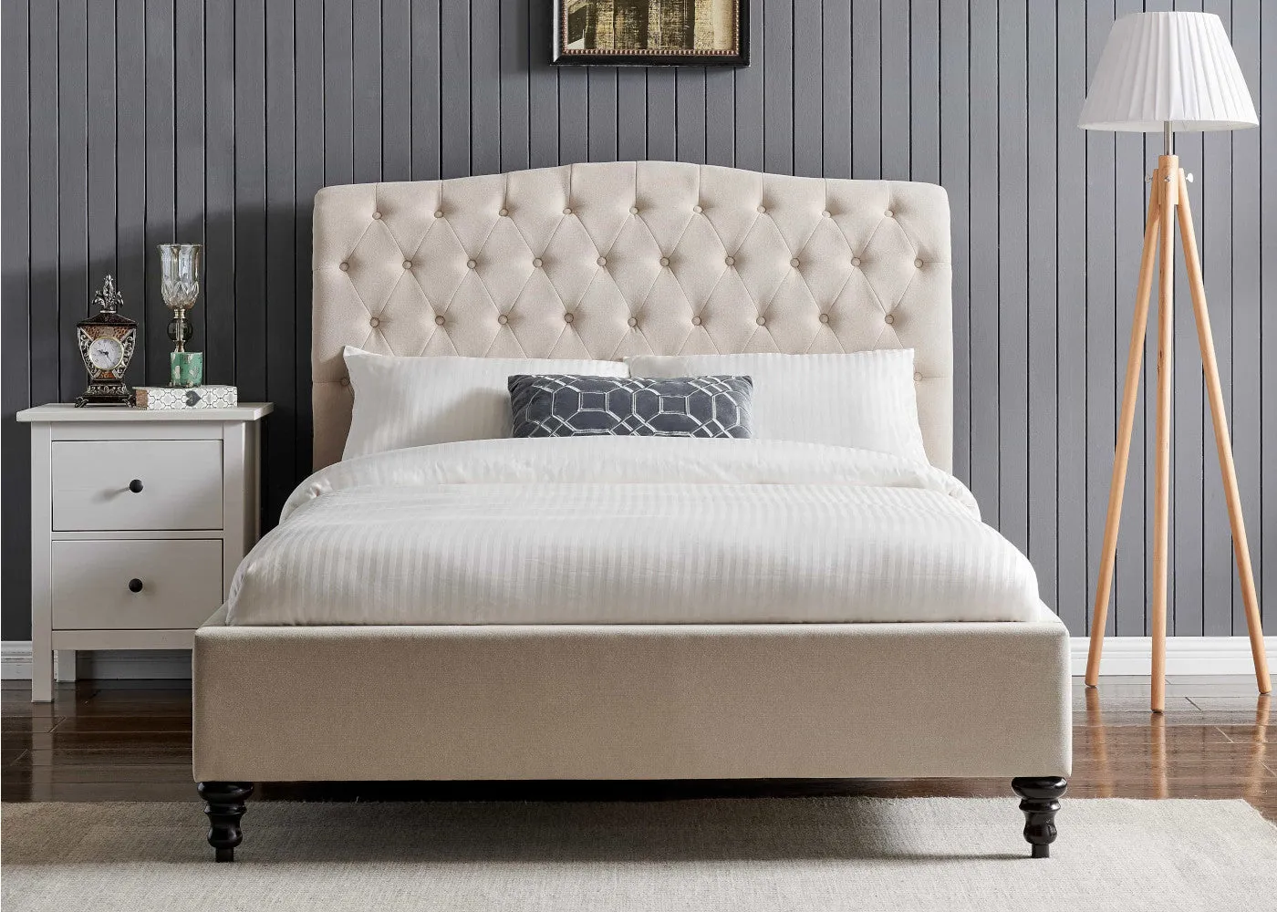 Rosa Natural Bedframe Range by Limelight
