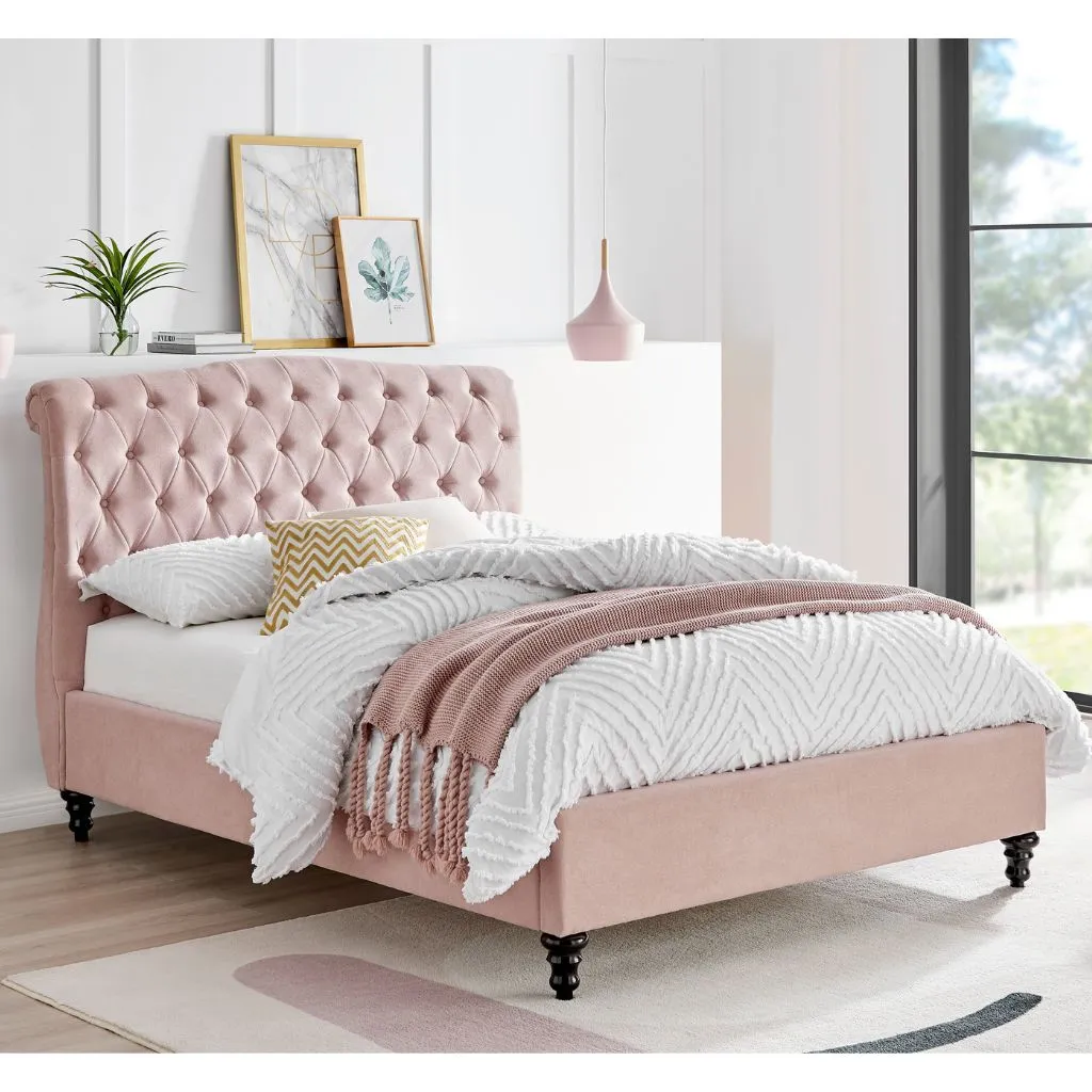 Rosa Pink Bedframe Range by Limelight
