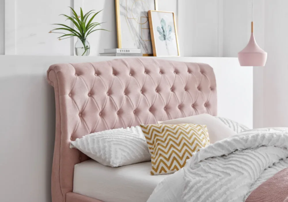 Rosa Pink Bedframe Range by Limelight