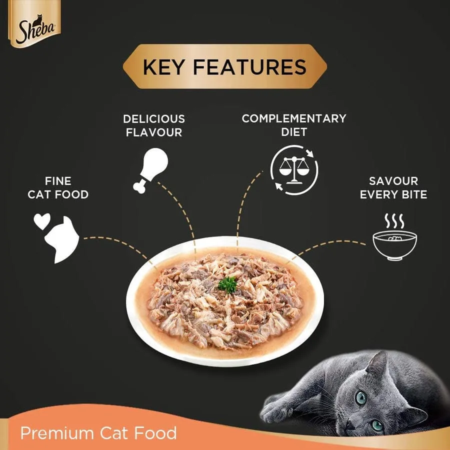 Sheba Chicken with Tuna in Gravy