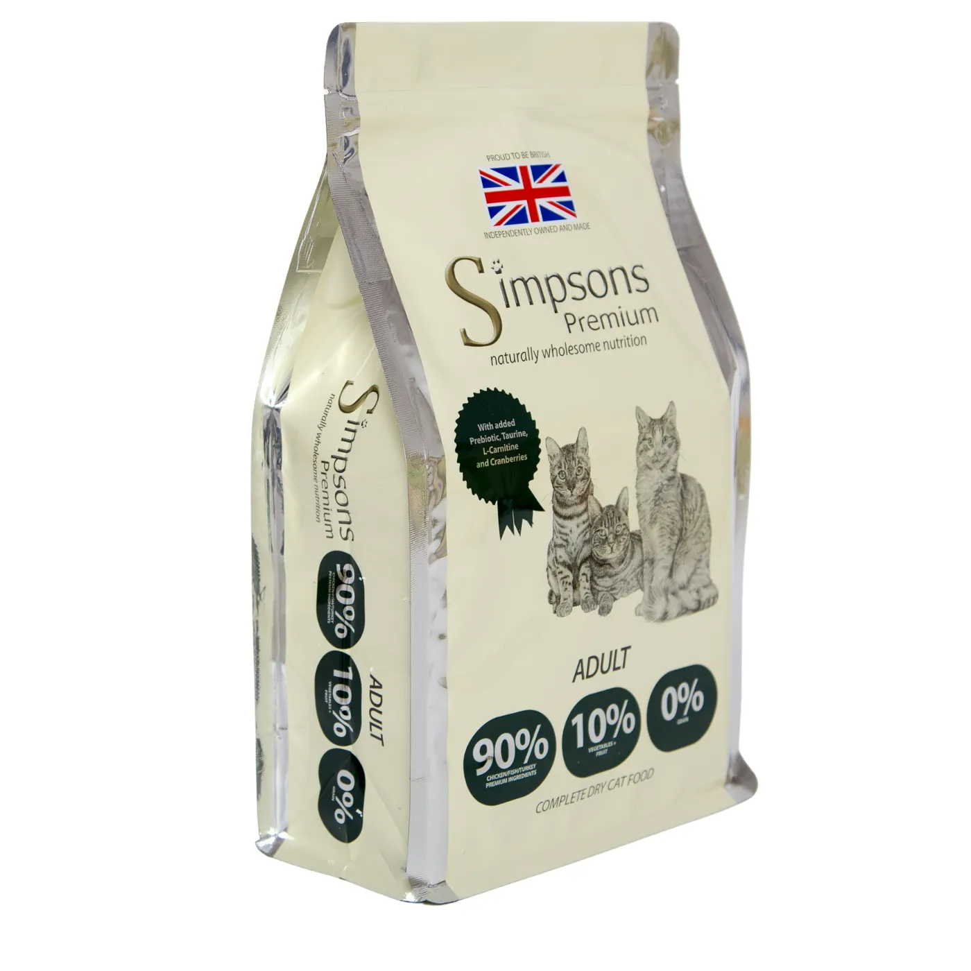 Simpsons Adult Cat Mixed Meat & Fish Dry Cat Food 1.5kg