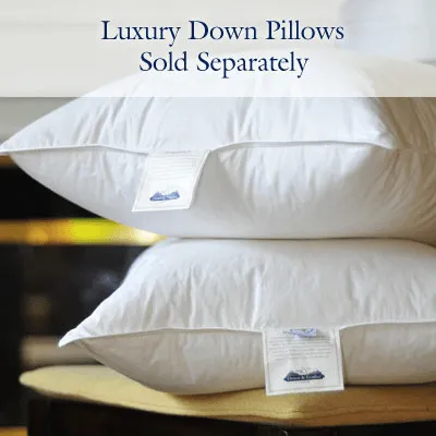 Snuggle Soft 600 Fill Power Goose Down Pillows - King (20" x 36")