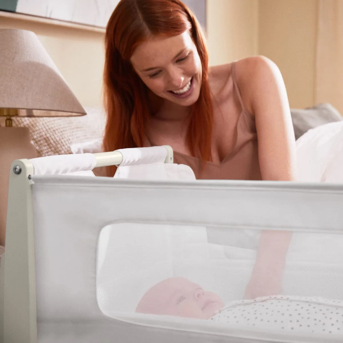 SnuzPod 4 Bedside Crib - Barley