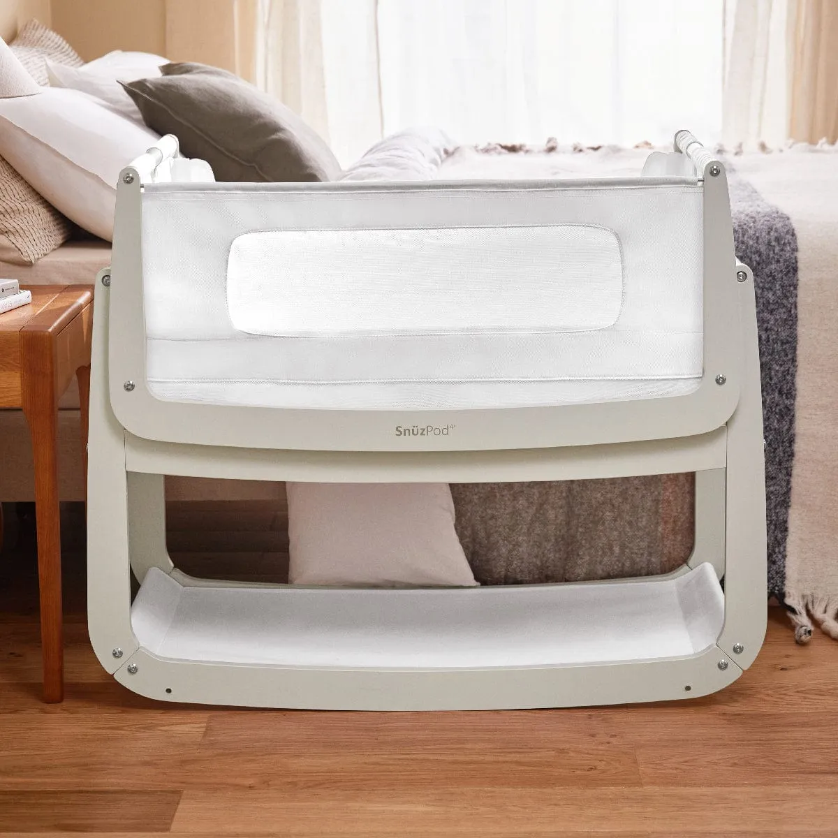 SnuzPod 4 Bedside Crib - Barley