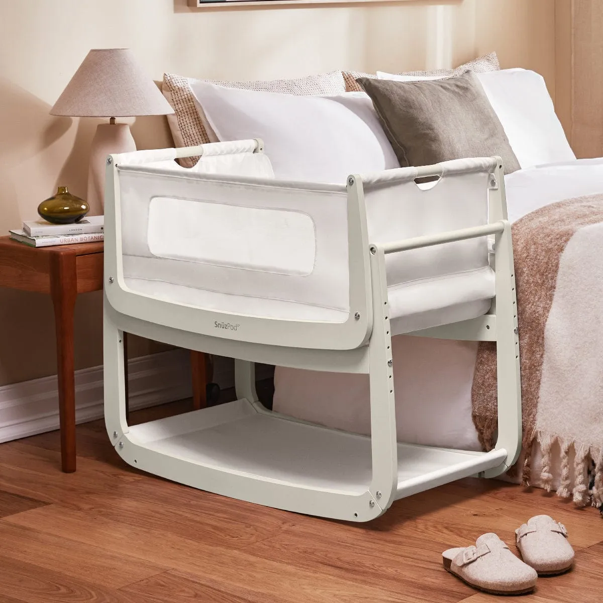 SnuzPod 4 Bedside Crib - Barley