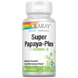 Solaray Super Papaya-Plex 90 Chews