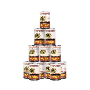 Survival Cave Pork 12 - 14.5 oz Can - Ready to Eat Canned Meat - Full Case