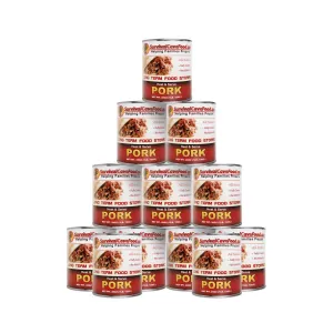 Survival Cave Pork 12 - 28 oz Can - Ready to Eat Canned Meat - Full Case