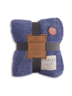 Together Time Family Mega Blanket in Blue