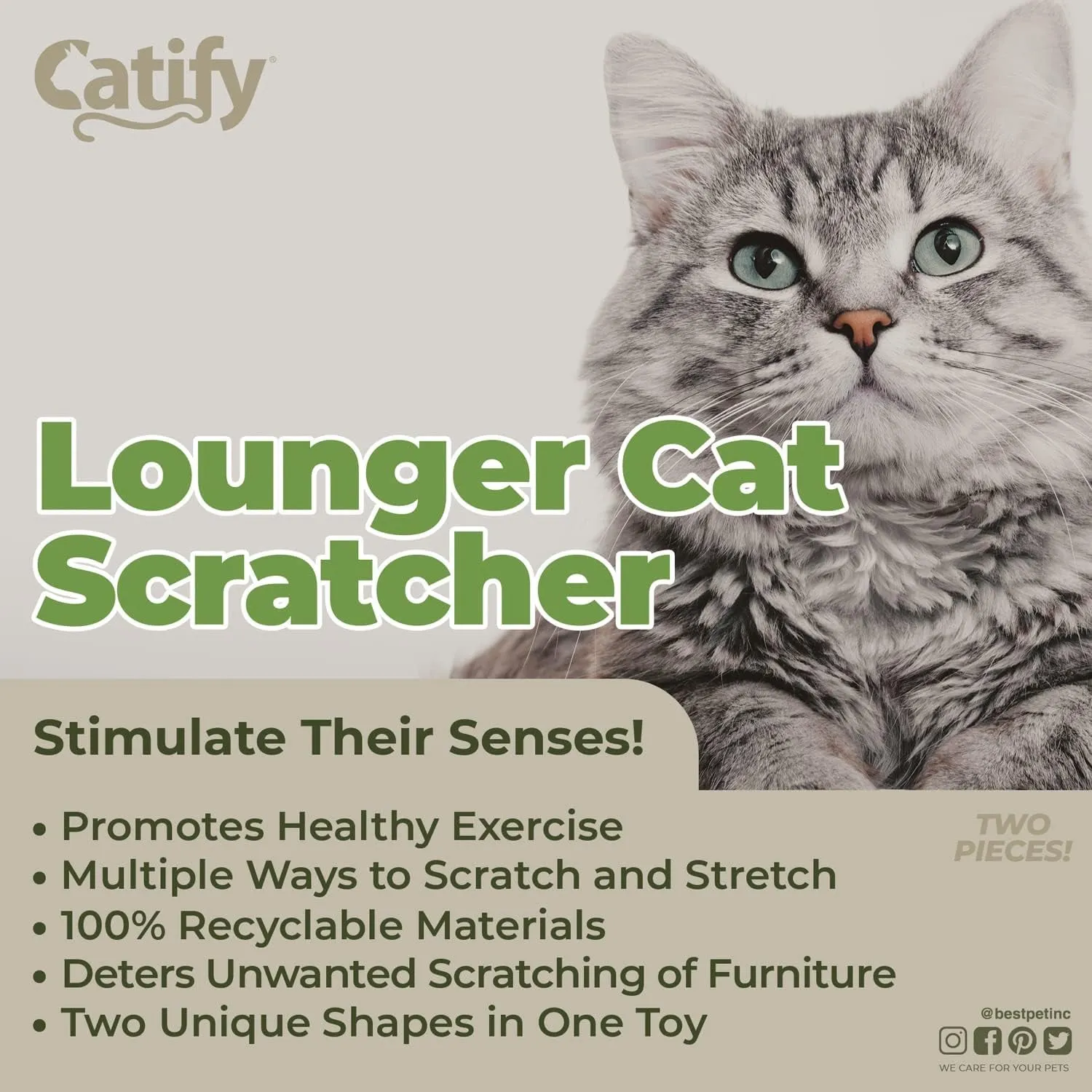 Triangle Cat Scratcher – Durable, Recyclable, Best Pet Supplies