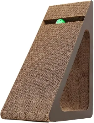 Triangle Cat Scratcher – Durable, Recyclable, Best Pet Supplies