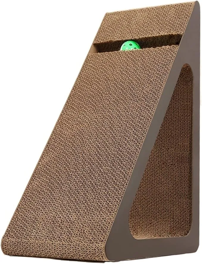 Triangle Cat Scratcher – Durable, Recyclable, Best Pet Supplies