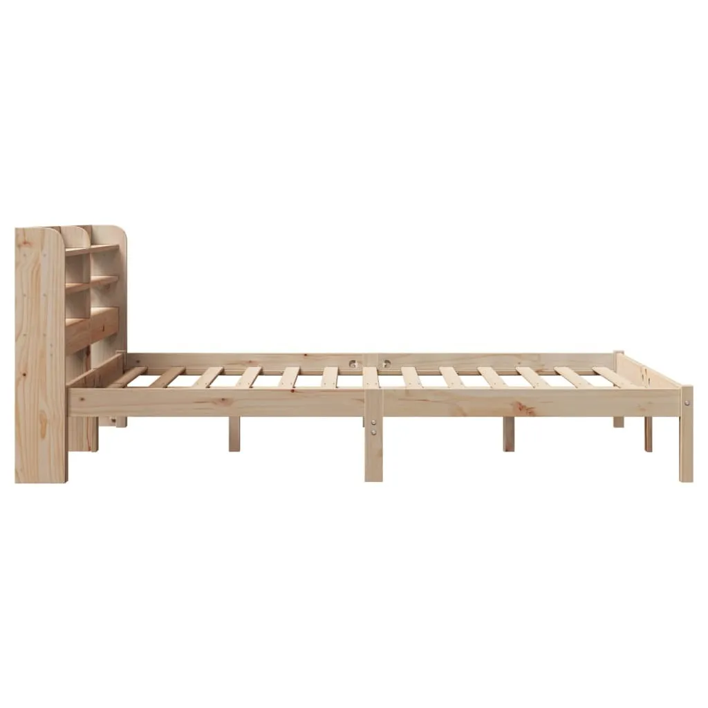 vidaXL Bed Frame without Mattress 140x200 cm Solid Wood Pine