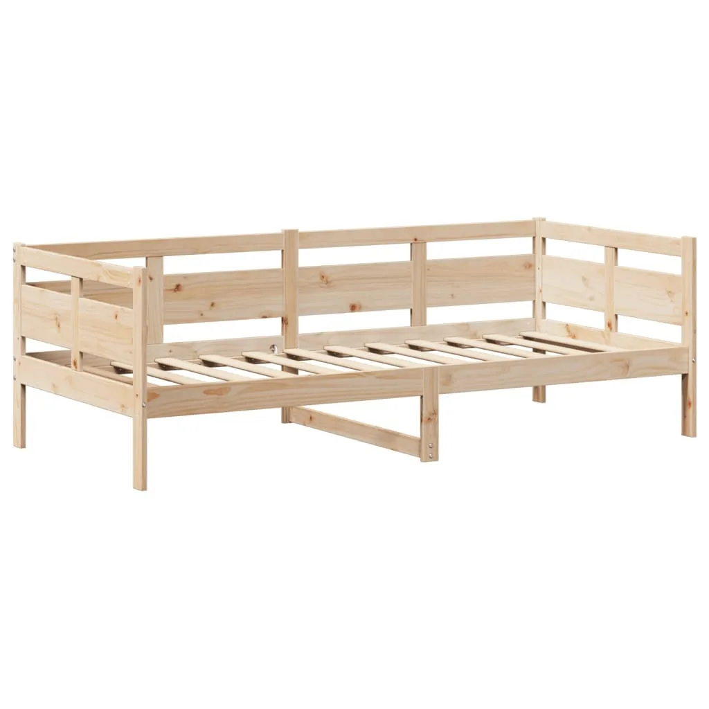 vidaXL Day Bed with Roof without Mattress 80x200 cm Solid Wood