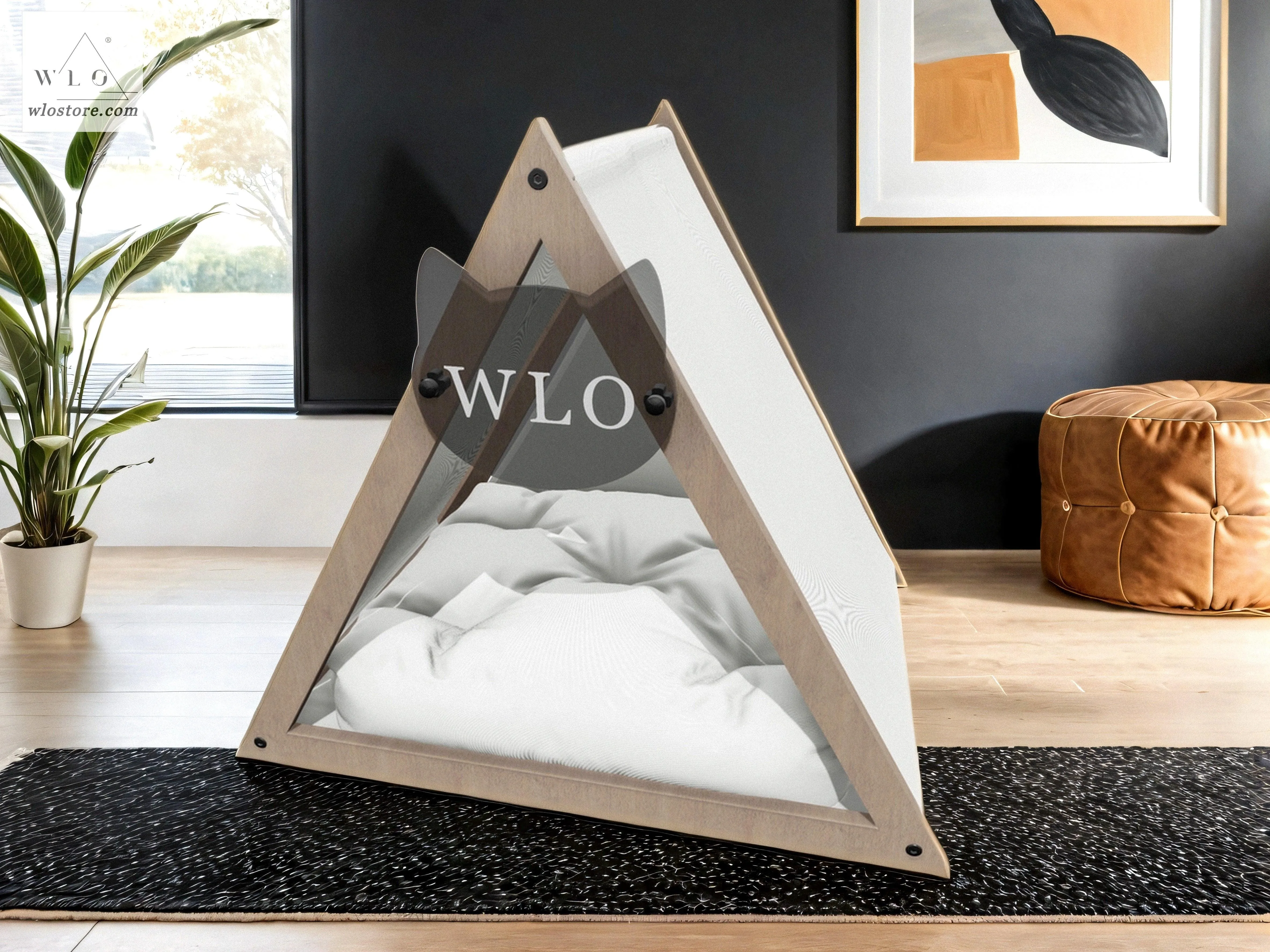 WLO® Natural Lakota Modern Cat Bed